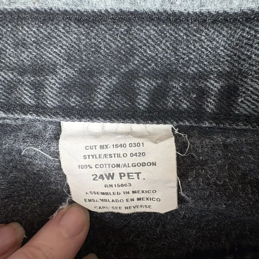 Vintage‎ 90s Route 66 Jeans 24WP Relaxed Black Distressed Grunge Y2K Streetwear